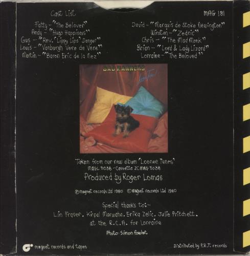 Bad Manners Lorraine 7" vinyl single (7 inch record / 45) UK BMA07LO436910