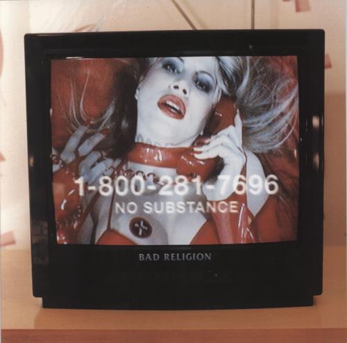 Bad Religion No Substance - Red Vinyl vinyl LP album (LP record) Dutch BDRLPNO793480