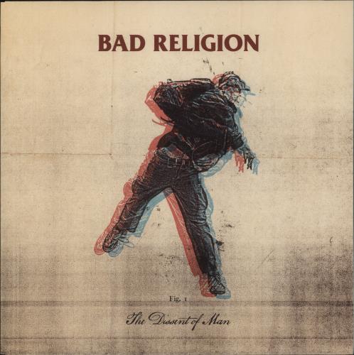 Bad Religion The Dissent of Man - Orange Vinyl vinyl LP album (LP record) US BDRLPTH881810