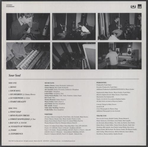 BadBadNotGood Sour Soul - Gold 180 Gram Vinyl vinyl LP album (LP record) UK I2KLPSO862213