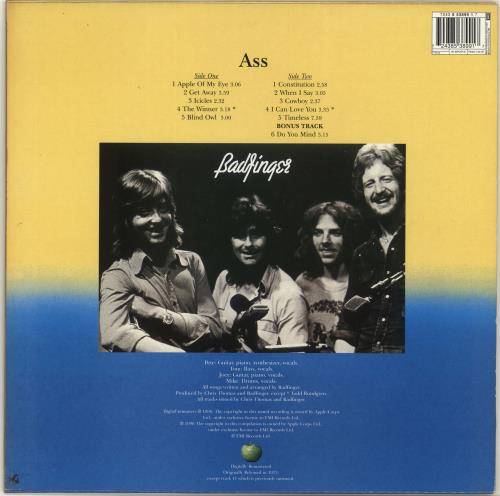 Badfinger Ass - EX vinyl LP album (LP record) UK BDFLPAS702408