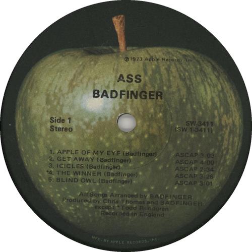 Badfinger Ass - shrink vinyl LP album (LP record) US BDFLPAS111607