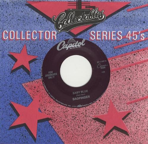 Badfinger Baby Blue 7" vinyl single (7 inch record / 45) US BDF07BA45607
