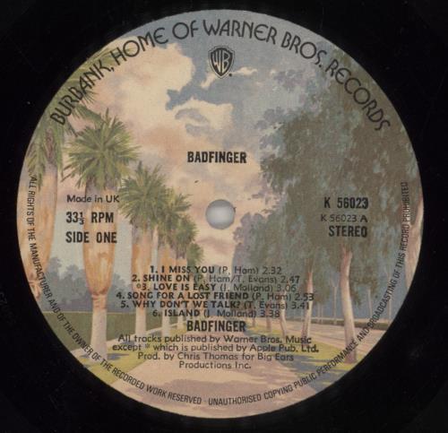 Badfinger Badfinger - EX vinyl LP album (LP record) UK BDFLPBA806498