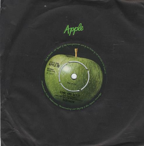 Badfinger Come And Get It - Factory Sample 7" vinyl single (7 inch record / 45) UK BDF07CO336404