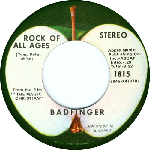 Badfinger Come And Get It 7" vinyl single (7 inch record / 45) US BDF07CO58249