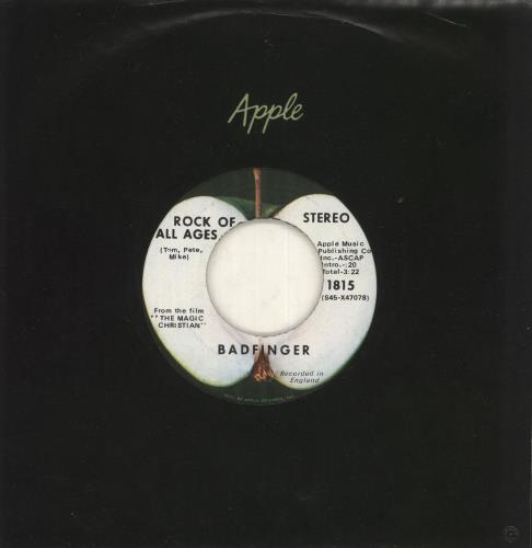 Badfinger Come And Get It 7" vinyl single (7 inch record / 45) US BDF07CO58249