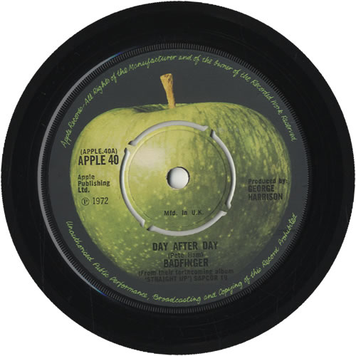 Badfinger Day After Day - 4pr 7" vinyl single (7 inch record / 45) UK BDF07DA519066