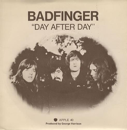 Badfinger Day After Day - P/S 7" vinyl single (7 inch record / 45) UK BDF07DA68387