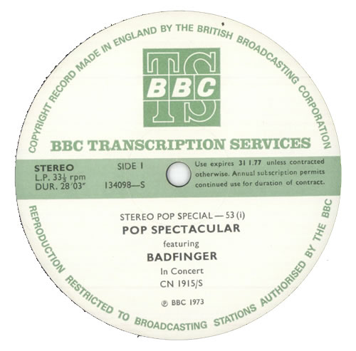 Badfinger Pop Spectacular #53 vinyl LP album (LP record) UK BDFLPPO229793