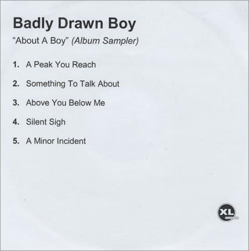 Badly Drawn Boy About A Boy Album Sampler CD-R acetate UK BDWCRAB218035