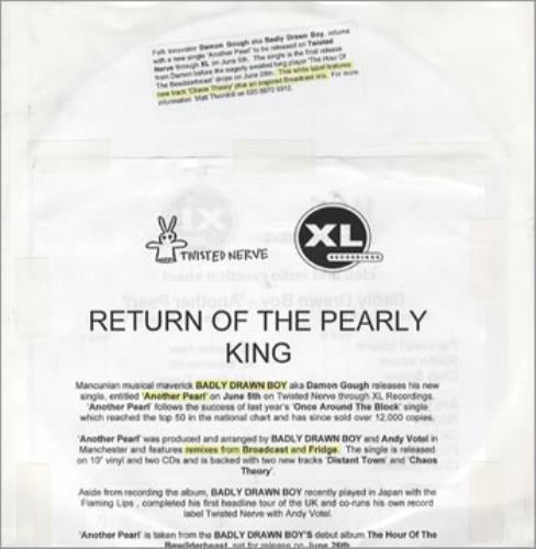 Badly Drawn Boy Another Pearl 10" vinyl single (10 inch record) UK BDW10AN258500