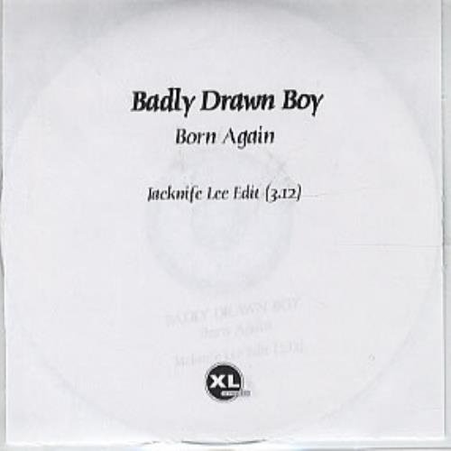 Badly Drawn Boy Born Again CD-R acetate UK BDWCRBO321574