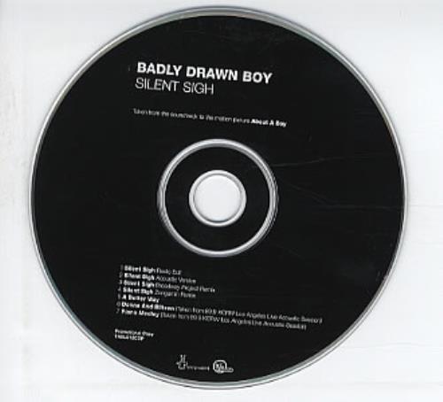 Badly Drawn Boy Silent Sigh CD single (CD5 / 5") UK BDWC5SI209573
