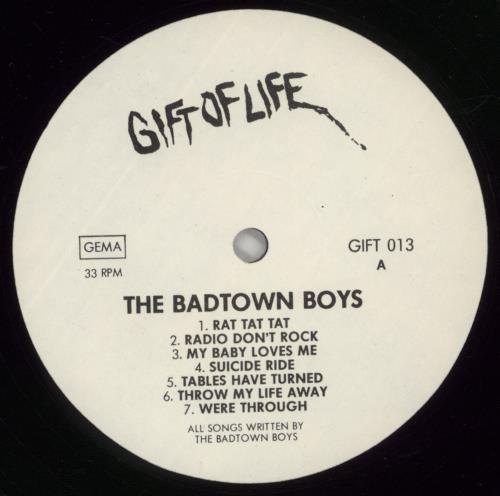 Badtown Boys Badtown Boys vinyl LP album (LP record) US 8DILPBA864246