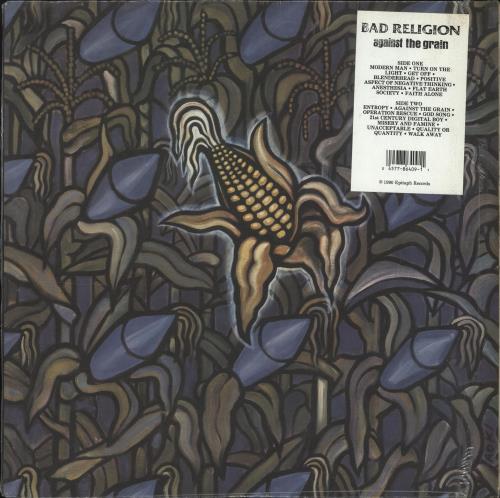 Bad Religion Against The Grain vinyl LP album (LP record) US BDRLPAG706420