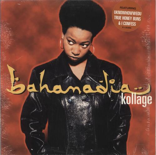 Bahamadia Kollage - stickered shrink vinyl LP album (LP record) US Y69LPKO710838