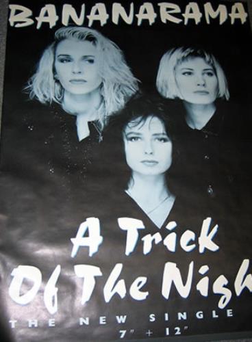 Bananarama A Trick Of The Night poster UK BANPOAT376869