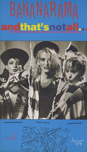 Bananarama And That's Not All... video (VHS or PAL or NTSC) UK BANVIAN210507