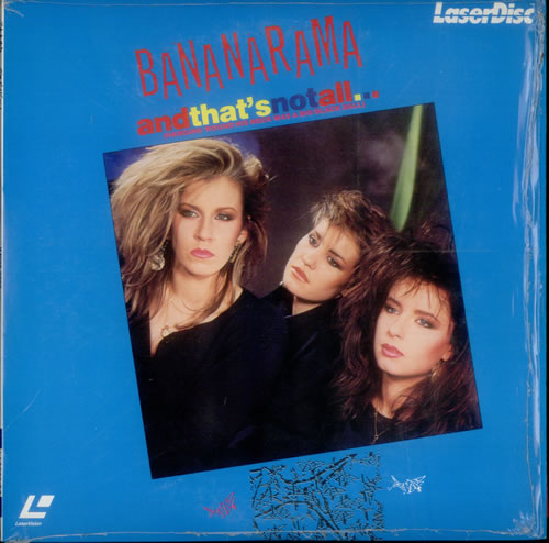 Bananarama And That's Not All laserdisc / lazerdisc Japanese BANLZAN157500