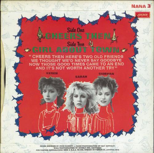 Bananarama Cheers Then 7" vinyl single (7 inch record / 45) UK BAN07CH769670