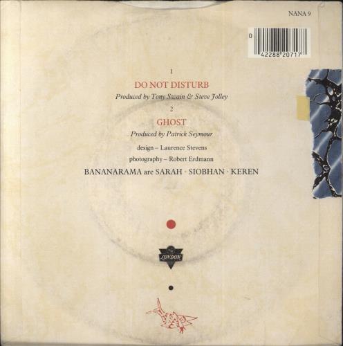 Bananarama Do Not Disturb 7" vinyl single (7 inch record / 45) UK BAN07DO94055