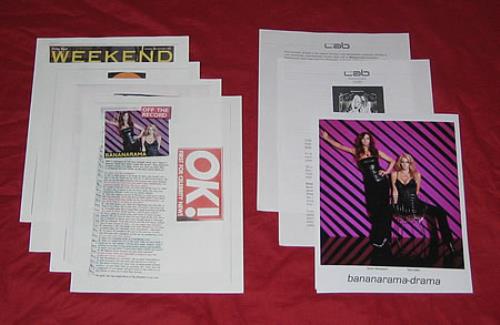 Bananarama Drama media press pack US BANPPDR364054