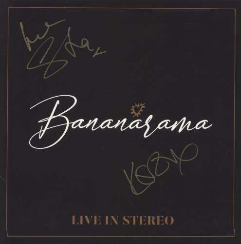 Bananarama Live In Stereo - White Vinyl - Autographed vinyl LP album (LP record) UK BANLPLI880944