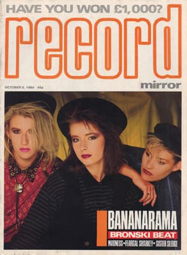Bananarama Record Mirror magazine UK BANMARE340984