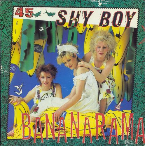 Bananarama Shy Boy - Wide Centre 7" vinyl single (7 inch record / 45) UK BAN07SH770341