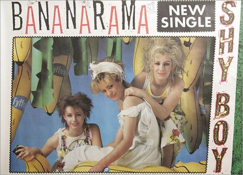 Bananarama Shy Boy poster UK BANPOSH497923
