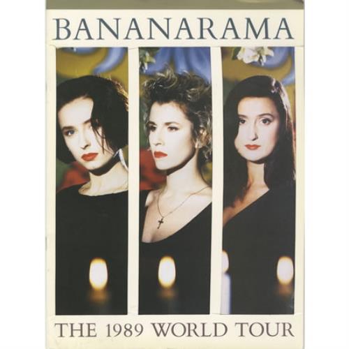 Bananarama The 1989 World Tour tour programme UK BANTRTH27799