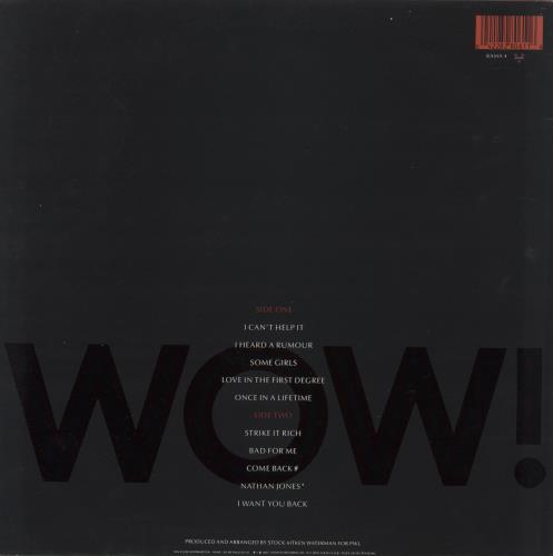 Bananarama Wow! vinyl LP album (LP record) UK BANLPWO541767