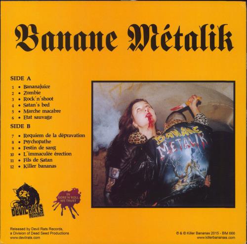 Banane Metalik Requiem De La Depravation - Silver Vinyl vinyl LP album (LP record) US 548LPRE816900