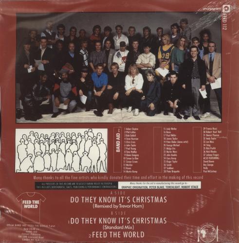 Band Aid Do They Know It's Christmas? - Sealed 12" vinyl single (12 inch record / Maxi-single) UK AID12DO877423