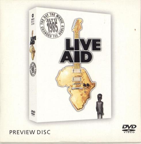 Band Aid Live Aid - Sampler Preview Disc DVD UK AIDDDLI307676