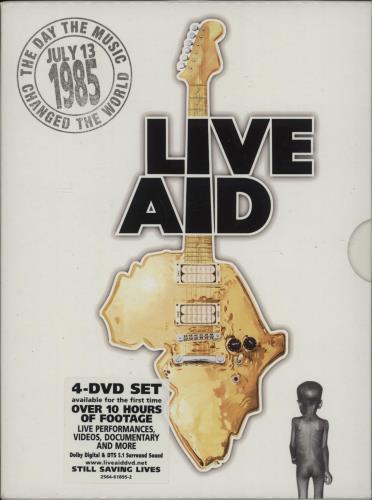 Band Aid Live Aid - Sealed DVD UK AIDDDLI307329