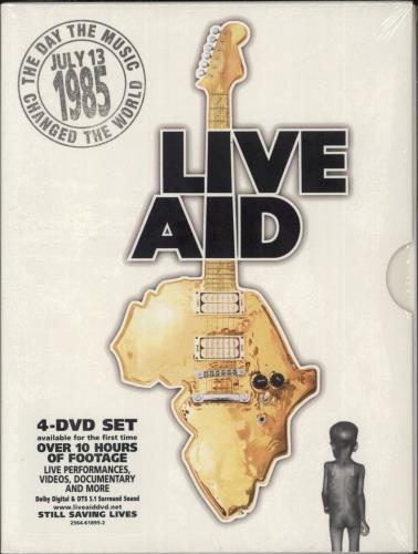 Band Aid Live Aid - Shrink DVD UK AIDDDLI876084