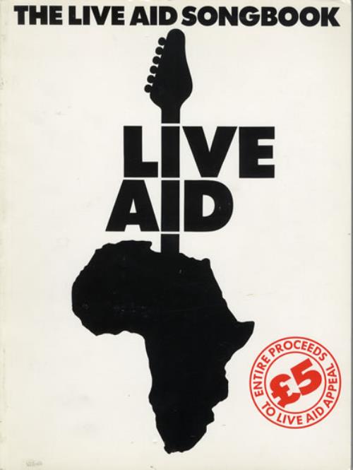 Band Aid The Live Aid Songbook book UK AIDBKTH550100
