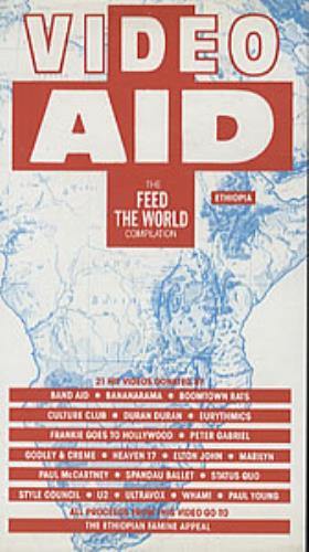 Band Aid Video Aid - The Feed The World Compilation video (VHS or PAL or NTSC) UK AIDVIVI179858