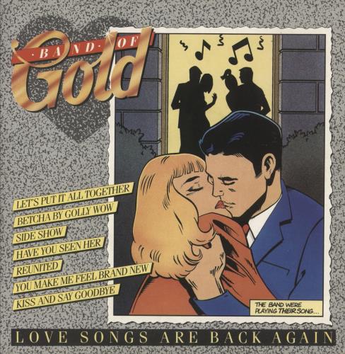 Band Of Gold Love Songs Are Back Again + P/s 7" vinyl single (7 inch record / 45) UK B6P07LO687239