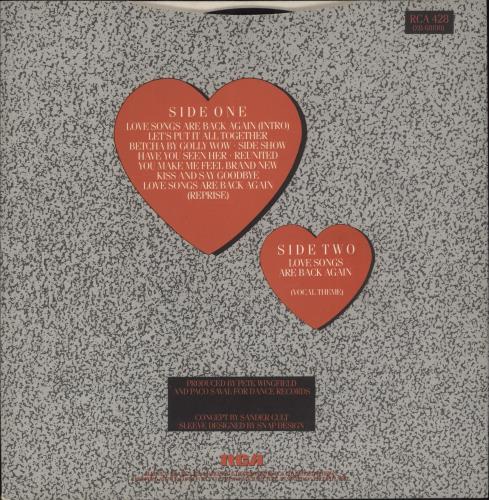 Band Of Gold Love Songs Are Back Again + P/s 7" vinyl single (7 inch record / 45) UK B6P07LO687239