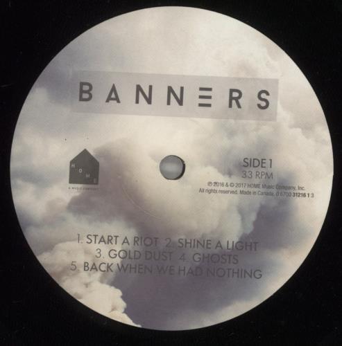 Banners Banners/ Empires On Fire vinyl LP album (LP record) Canadian 9D4LPBA876472