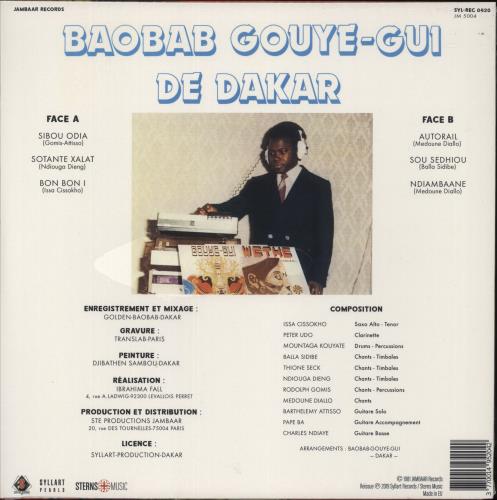 Baobab Gouye-Gui De Dakar Viva Bawobab Si (Si Bou Odja) + Hype Sticker vinyl LP album (LP record) French -BRLPVI881704