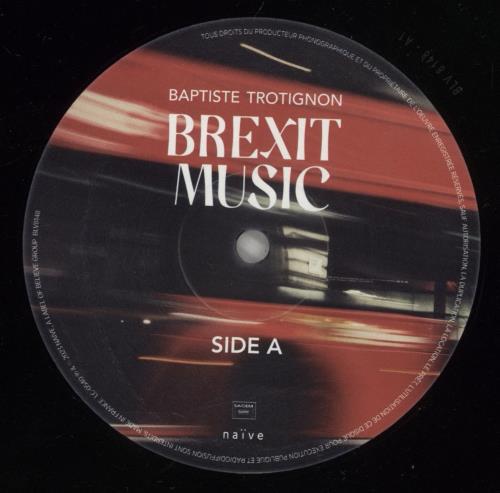 Baptiste Trotignon Brexit Music 2-LP vinyl record set (Double LP Album) French 94W2LBR875972