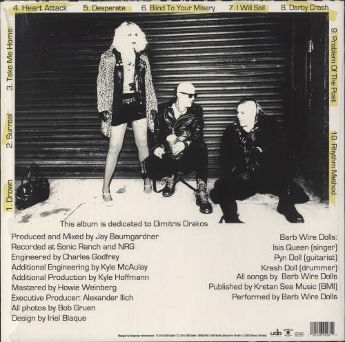 Barb Wire Dolls Desperate vinyl LP album (LP record) German -KSLPDE888465