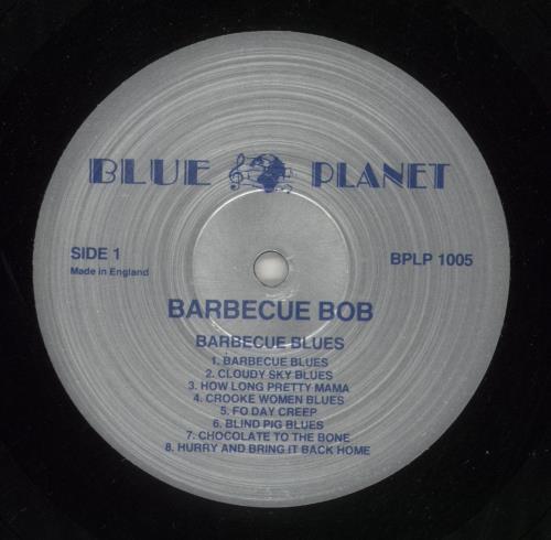 Barbecue Bob Barbecue Blues vinyl LP album (LP record) UK 5D1LPBA869707