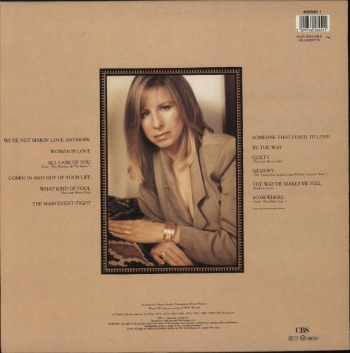 Barbra Streisand A Collection - hype sticker vinyl LP album (LP record) UK BARLPAC92065
