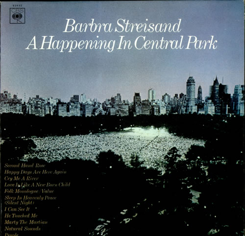 Barbra Streisand A Happening In Central Park vinyl LP album (LP record) UK BARLPAH527461