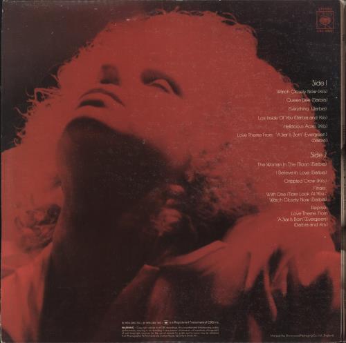 Barbra Streisand A Star Is Born - Insert vinyl LP album (LP record) UK BARLPAS888679